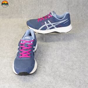 Asics Gel Contend 5 Sneaker Running Shoes Blue Lace-Up Gorpcore Women's Size 7.5